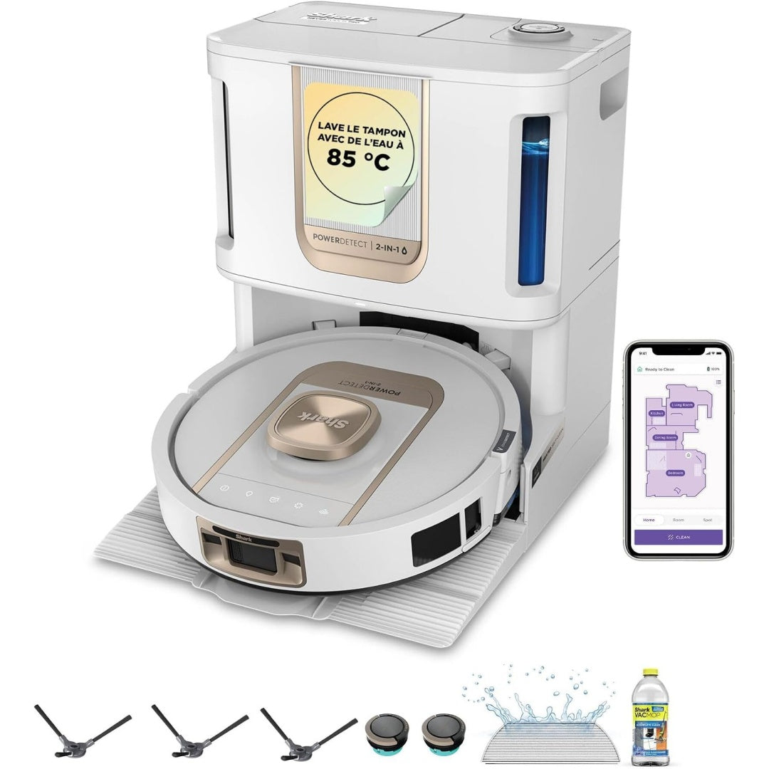 Robot aspirateur avec le nettoyage des bords