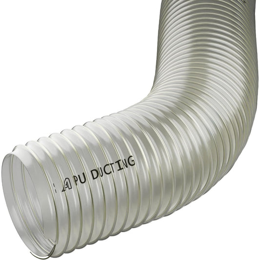 Ce flexible de ventilation associe un passage pour l'air aspire et un raccordement par embouts
