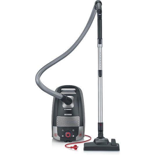 Aspirateur de sol sur roues associant une contenance annoncee de 4 l et la collecte avec sac