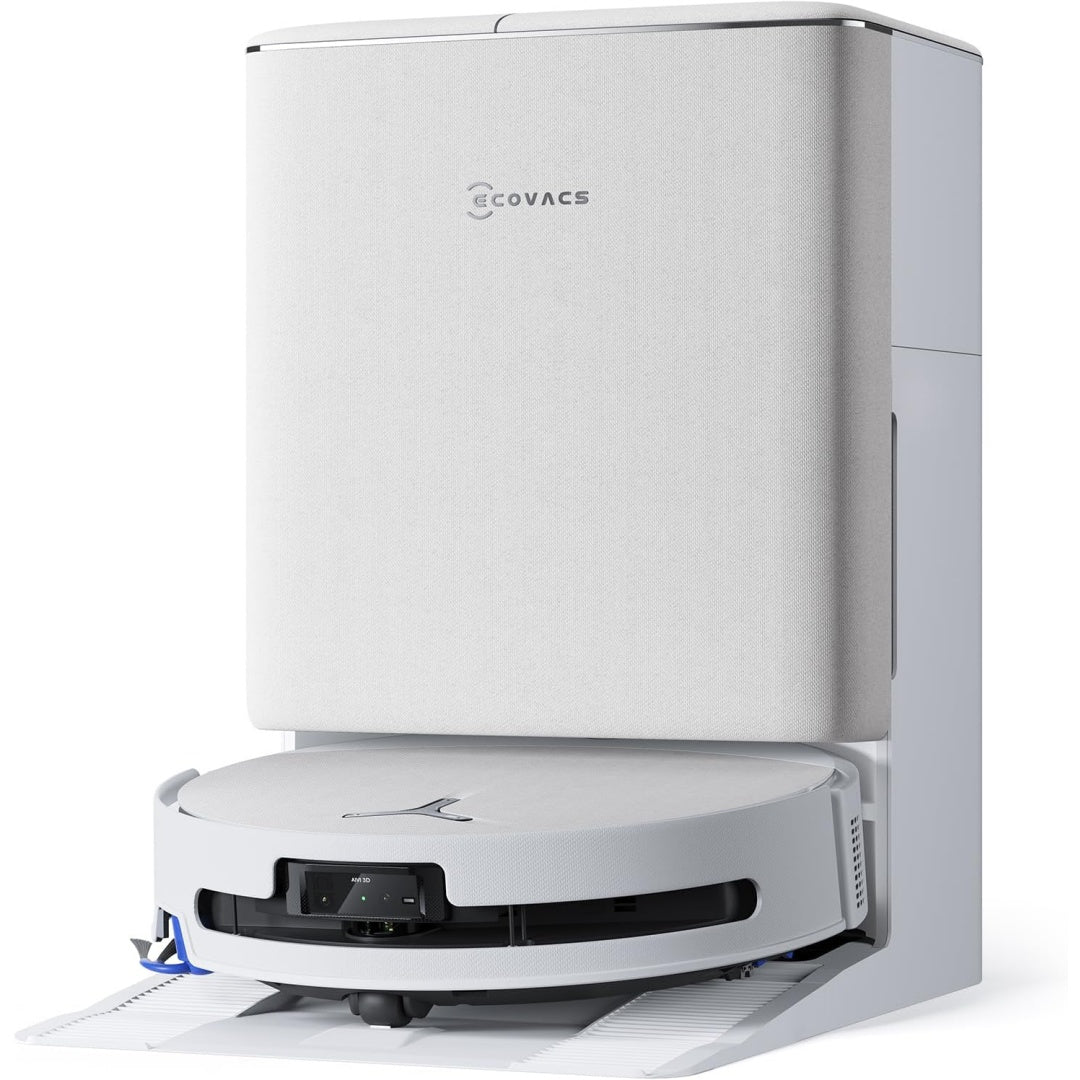 Robot de nettoyage avec base multifonction avec une aspiration annoncee de 30000 Pa