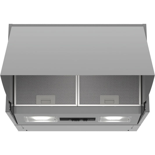 Hotte de cuisine integrant l'extraction de l'air de cuisson et une vitesse reglable